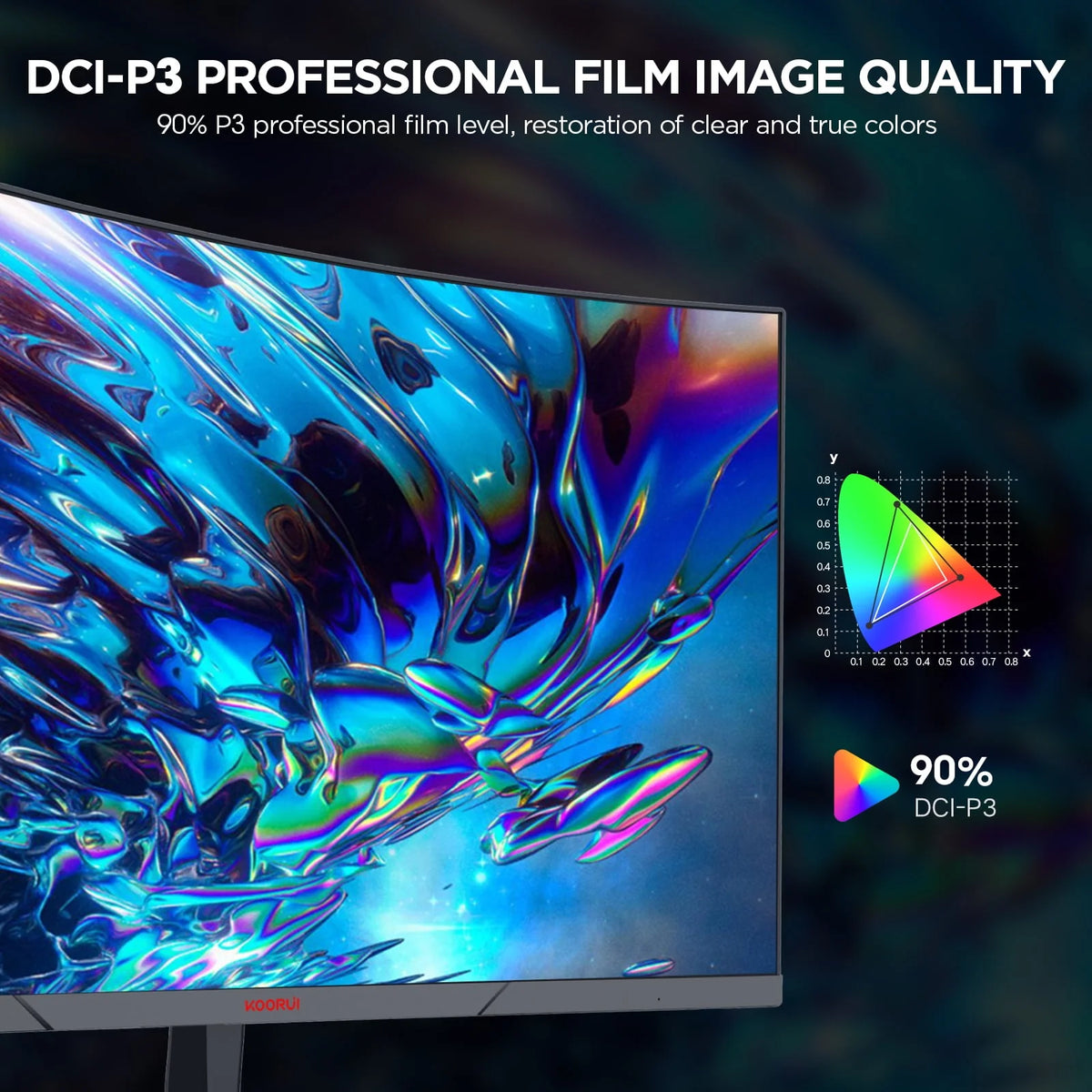 24 inch 165Hz 1ms FHD 1080P VA Gaming Monitor P126477