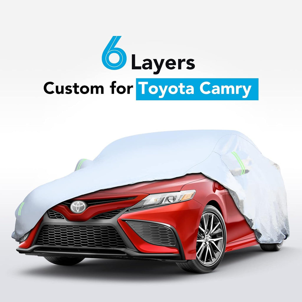 6 Layers All Weather Waterproof Car Cover with Zipper S5205