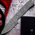 Damascus steel Full Tang Blank Blade Knife C310149