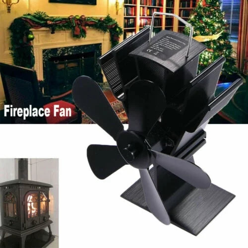 5 Blades Fireplace Fan N43727