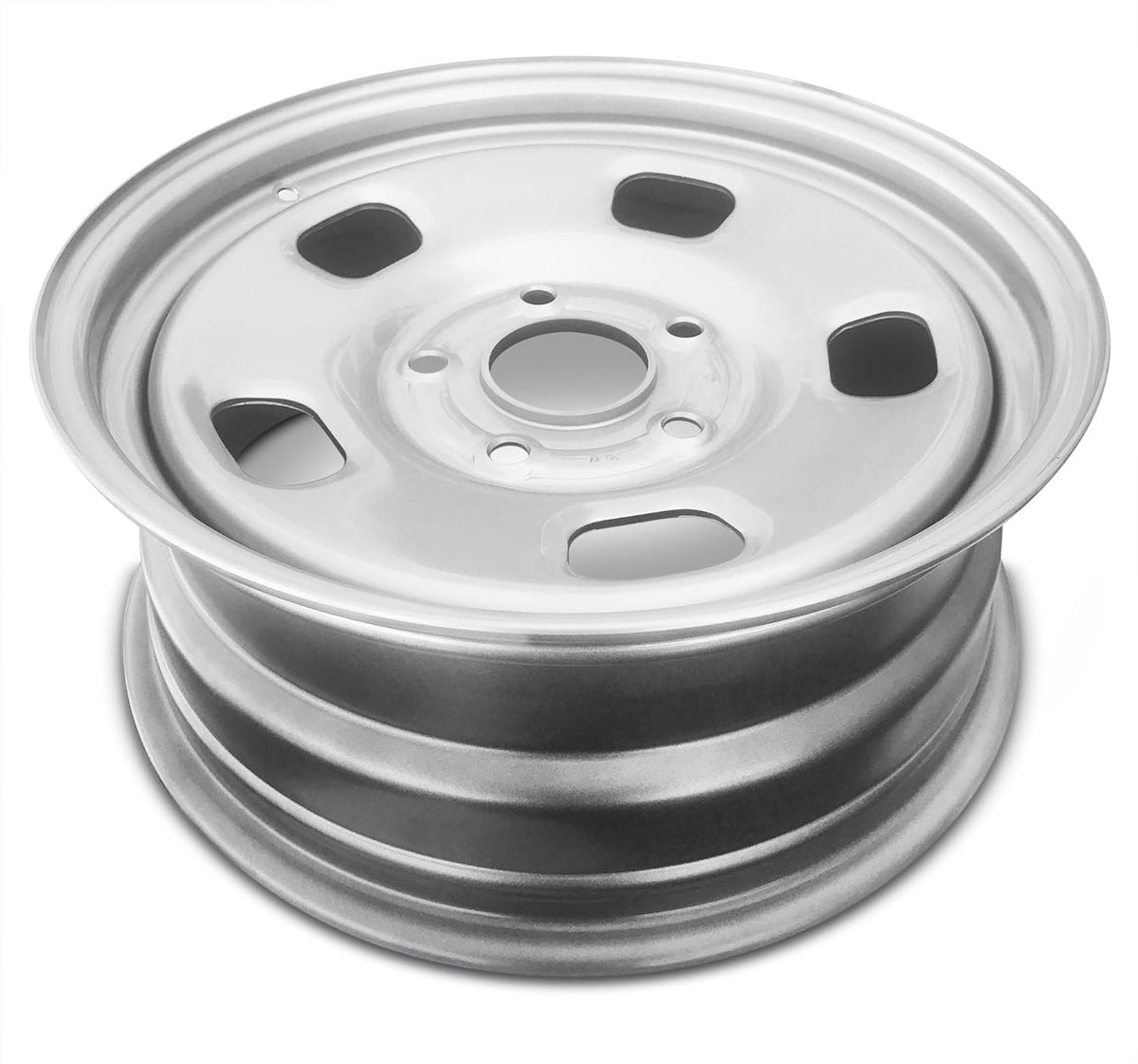 17 inch 5 Lug Silver Steel Wheel P4280