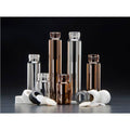 20ml Amber VOA Vial with White Polypropylene 24-400mm Solid Top Closure P428