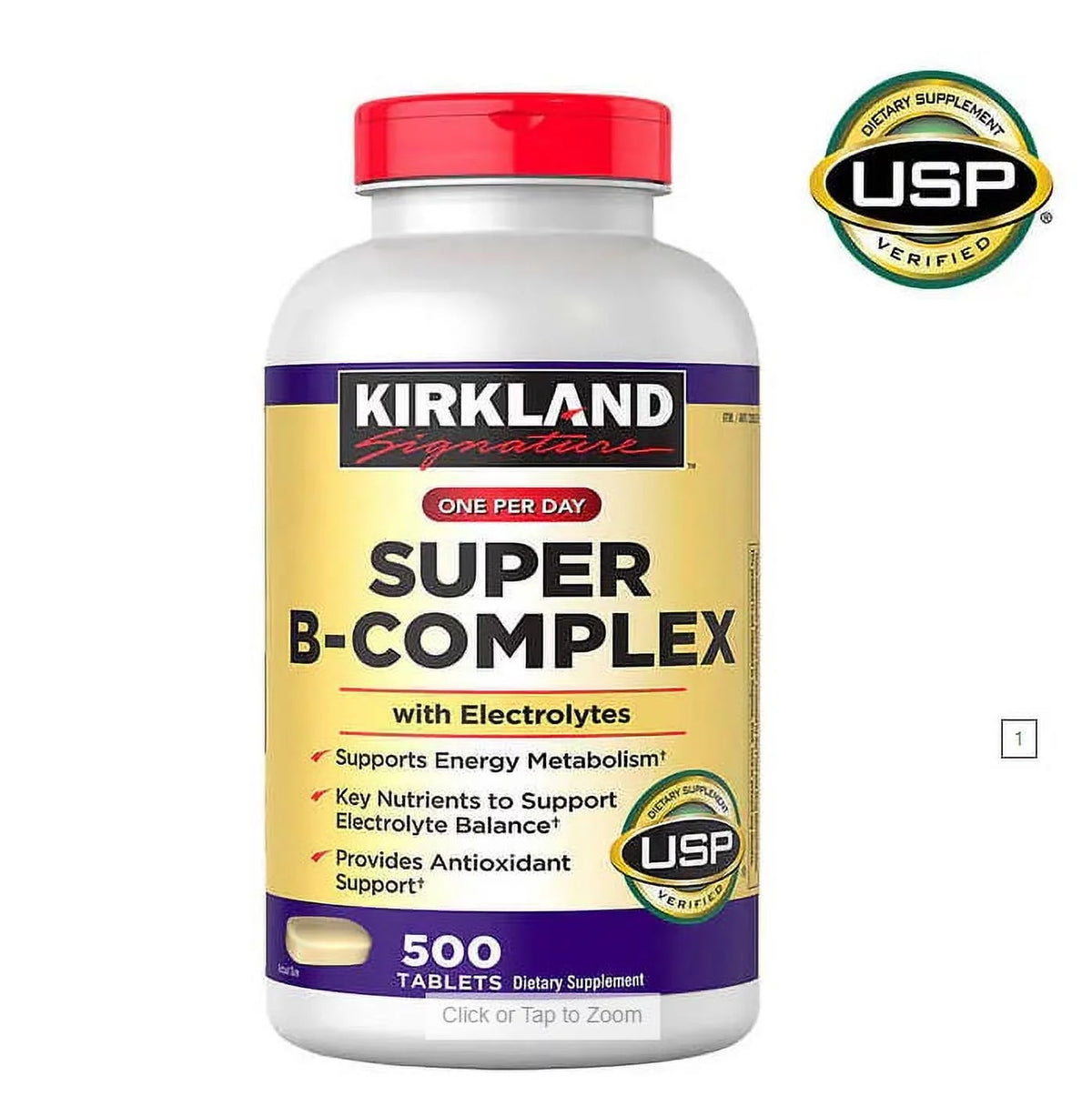500 Tablets B-Complex with Electrolytes T2599