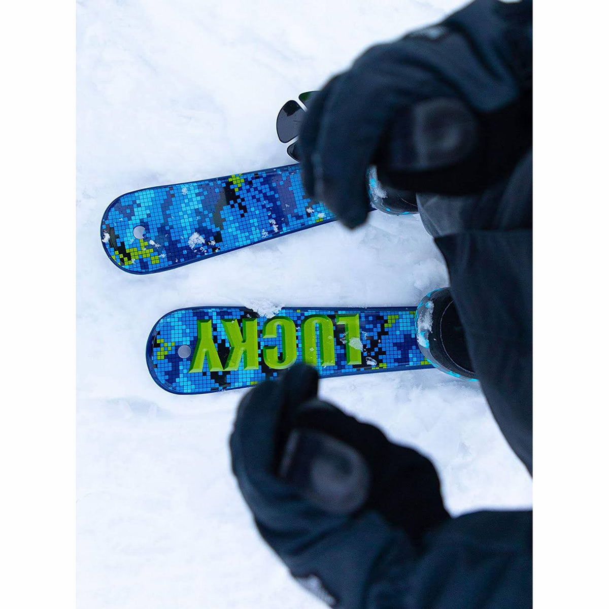 Plastic Skis with Poles 70 cm W6118