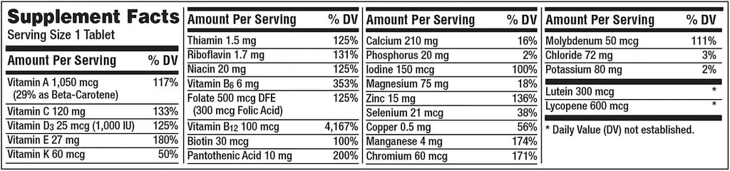 275 Count Multivitamin with Pill Organizer G113