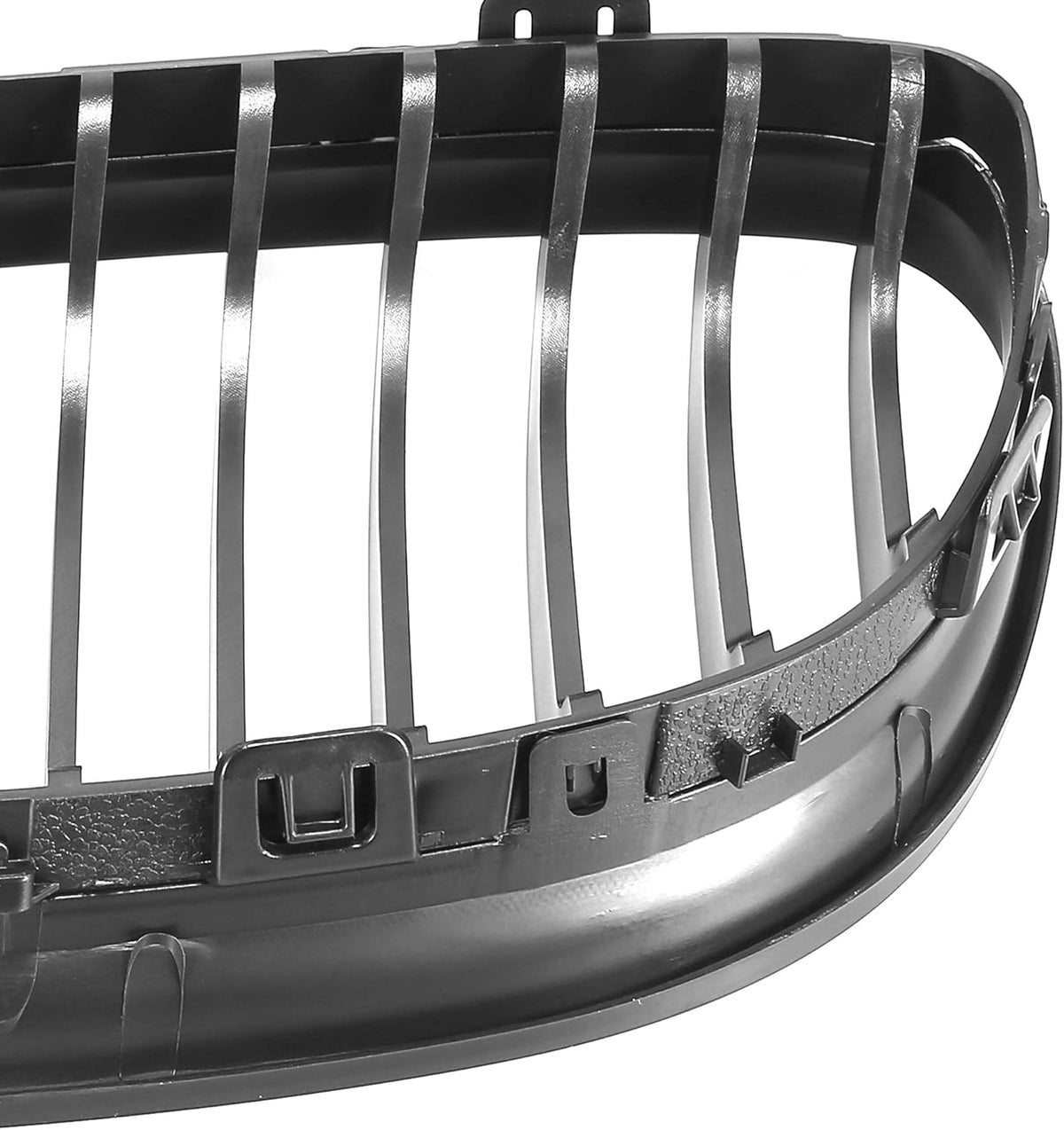 Black ABS Plastic Front Hood Kidney Grille M494