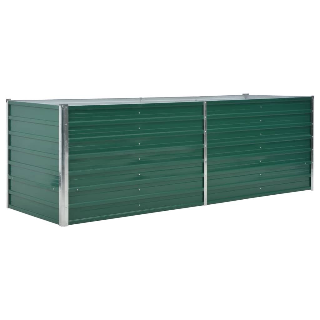 Galvanized Steel Garden Raised Bed Gray N425563