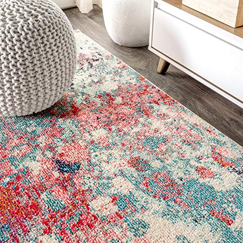 Blue/Red 8 ft. x 10 ft. Area Rug H94431