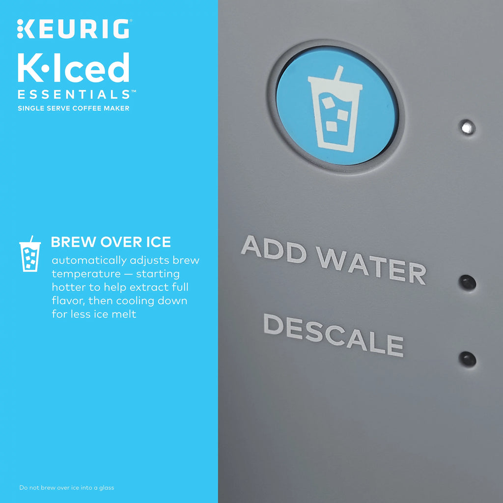Gray Iced and Hot Single-Serve K-Cup Pod Coffee Maker G48657
