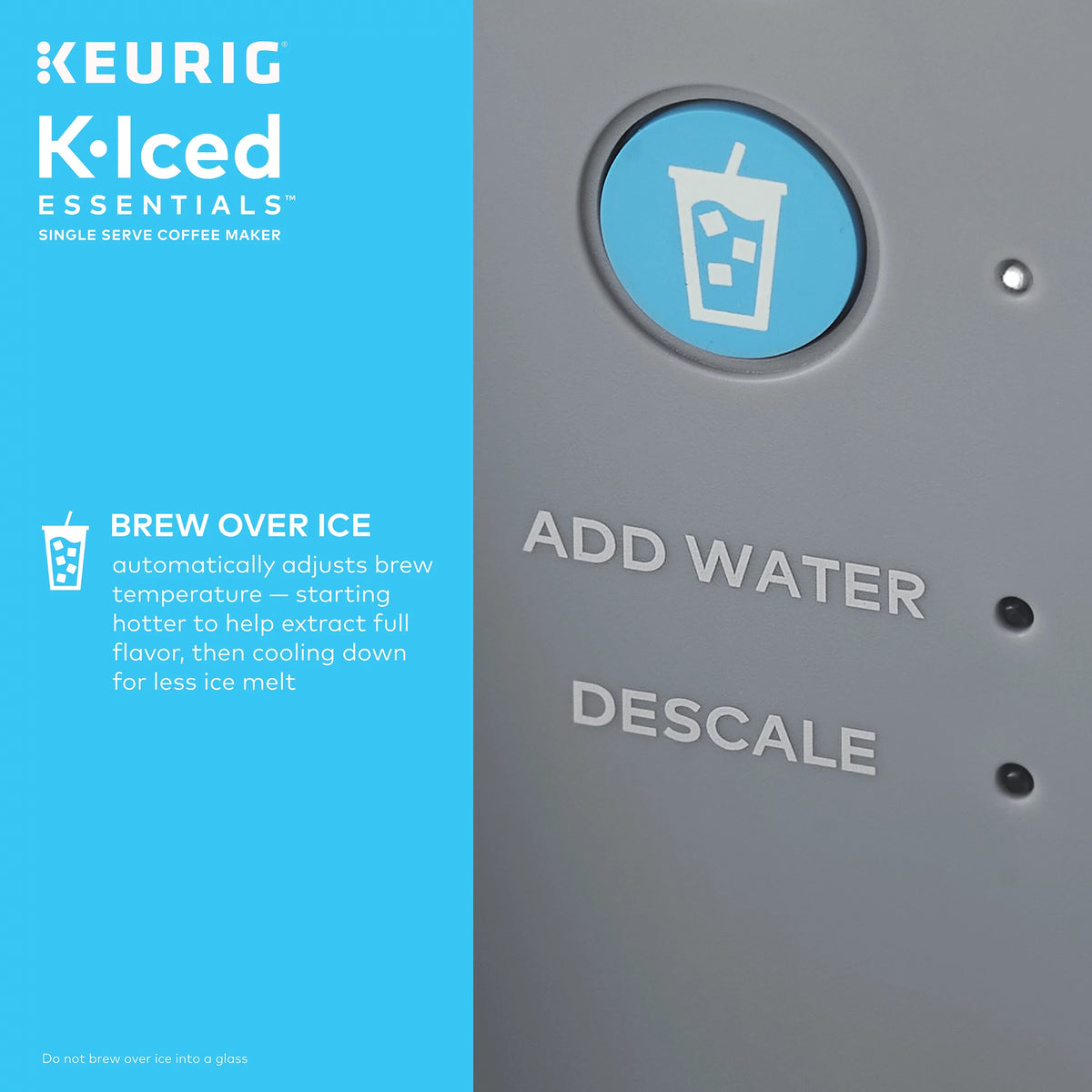 Gray Iced and Hot Single-Serve K-Cup Pod Coffee Maker G48657