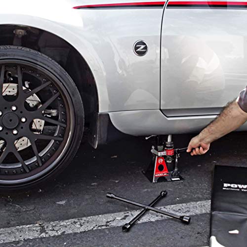 3 Ton Bottle Jack and Jack Stands with 6000 Pound Capacity R911