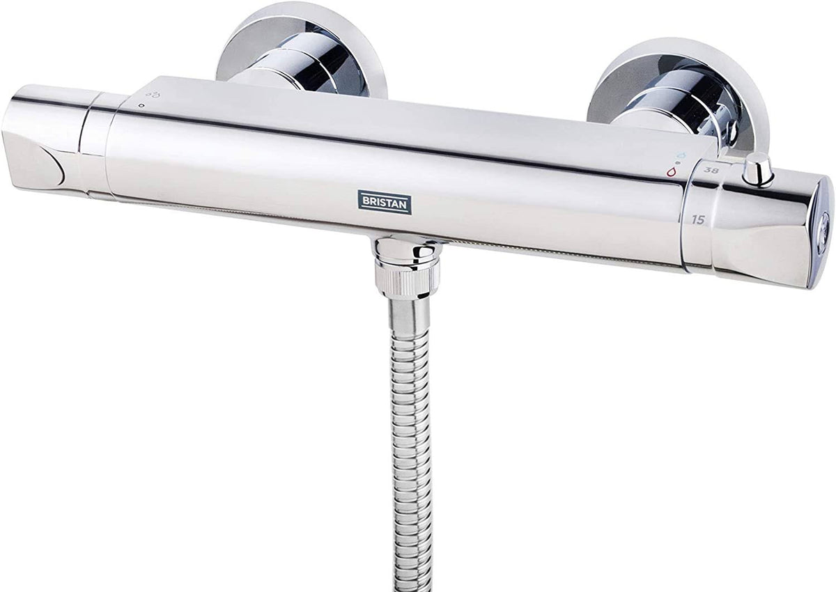Thermostatic Shower Mixer Bar Valve, Chrome Plated C905349