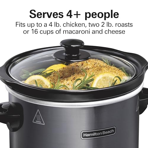 4 Quart Round Slow Cooker J869