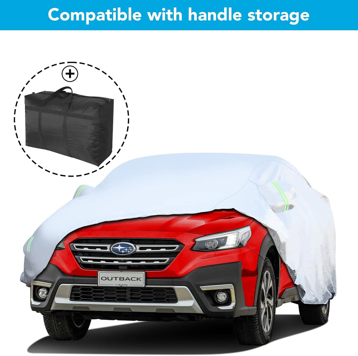 6 Layers All Weather Waterproof Car Cover with Zipper S5205