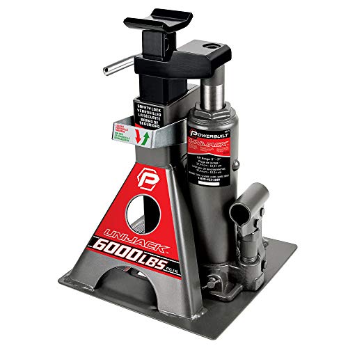 3 Ton Bottle Jack and Jack Stands with 6000 Pound Capacity R911