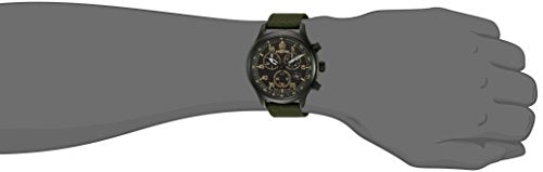 Brown Strap Black Dial Gunmetal Case 43mm Watch S3424
