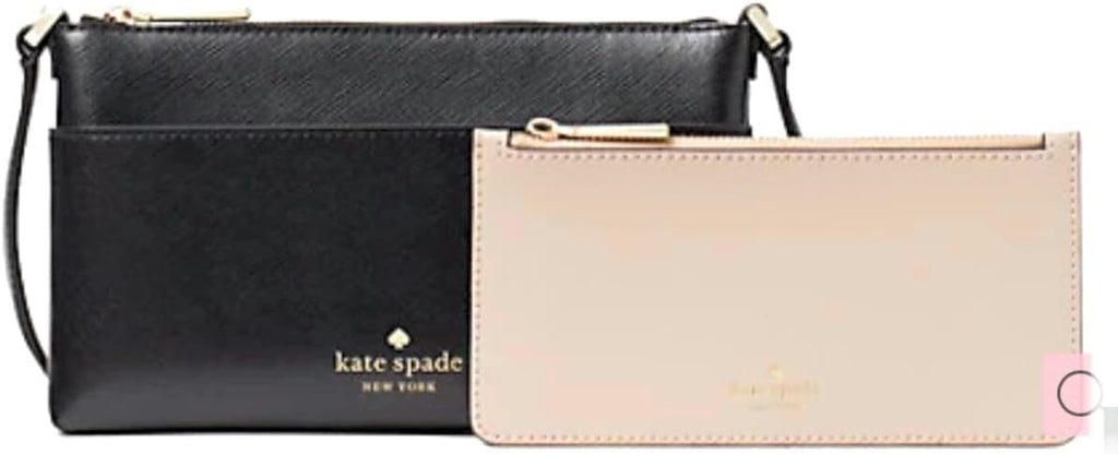 Black Leather Crossbody Bag Z787