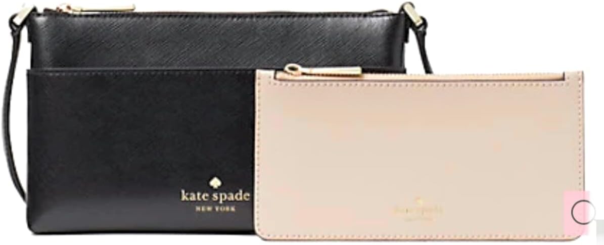 Black Leather Crossbody Bag Z787