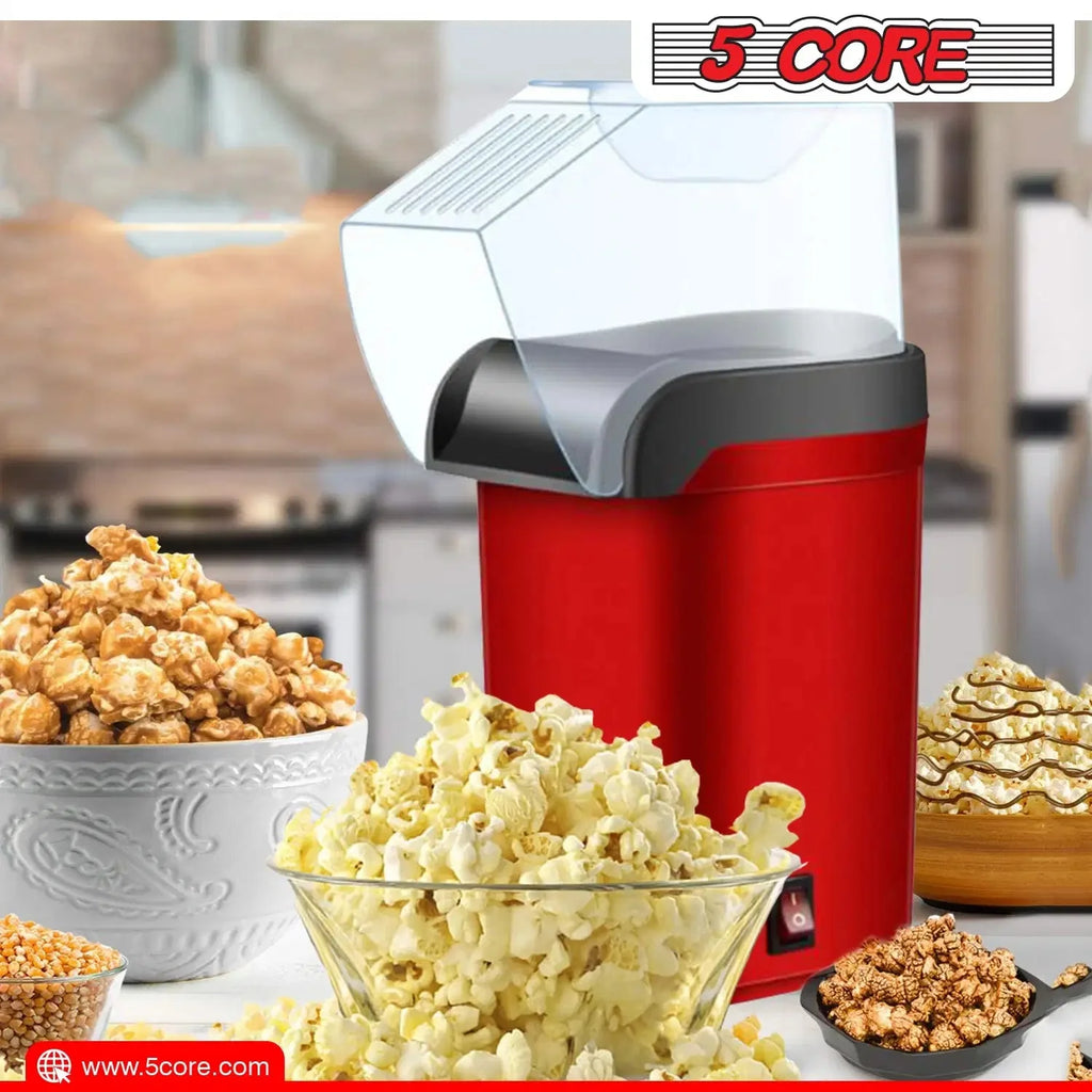 Red Hot Air Popcorn Machine Popper E5008