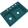 Teal 33x22 L x 22x22 W Kitchen Sink E52508