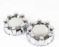Chrome 8 Lug Wheel Center Hub Caps W667