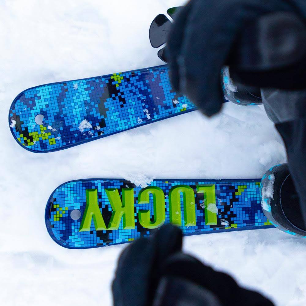 Plastic Skis with Poles 70 cm W6118