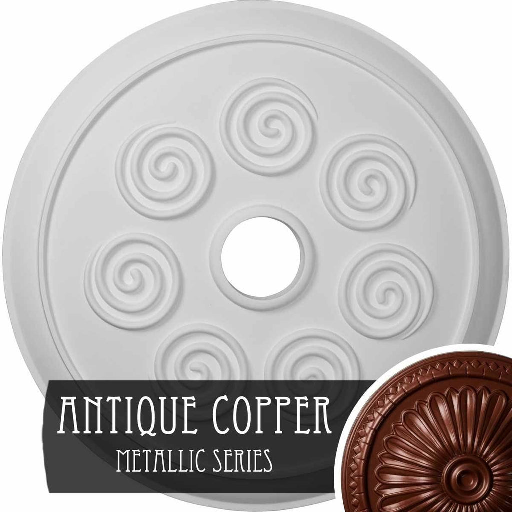 Spiral Ceiling Medallion X929