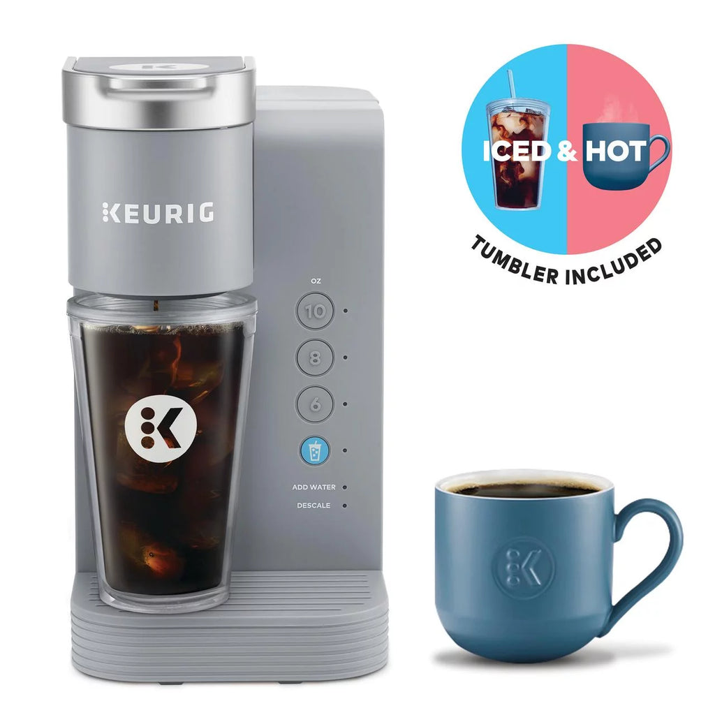 Gray Iced and Hot Single-Serve K-Cup Pod Coffee Maker G48657