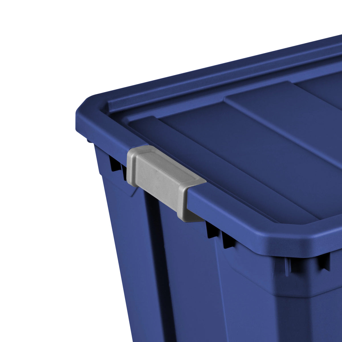 50 Gallon Plastic Stacker Tote, Blue F977919