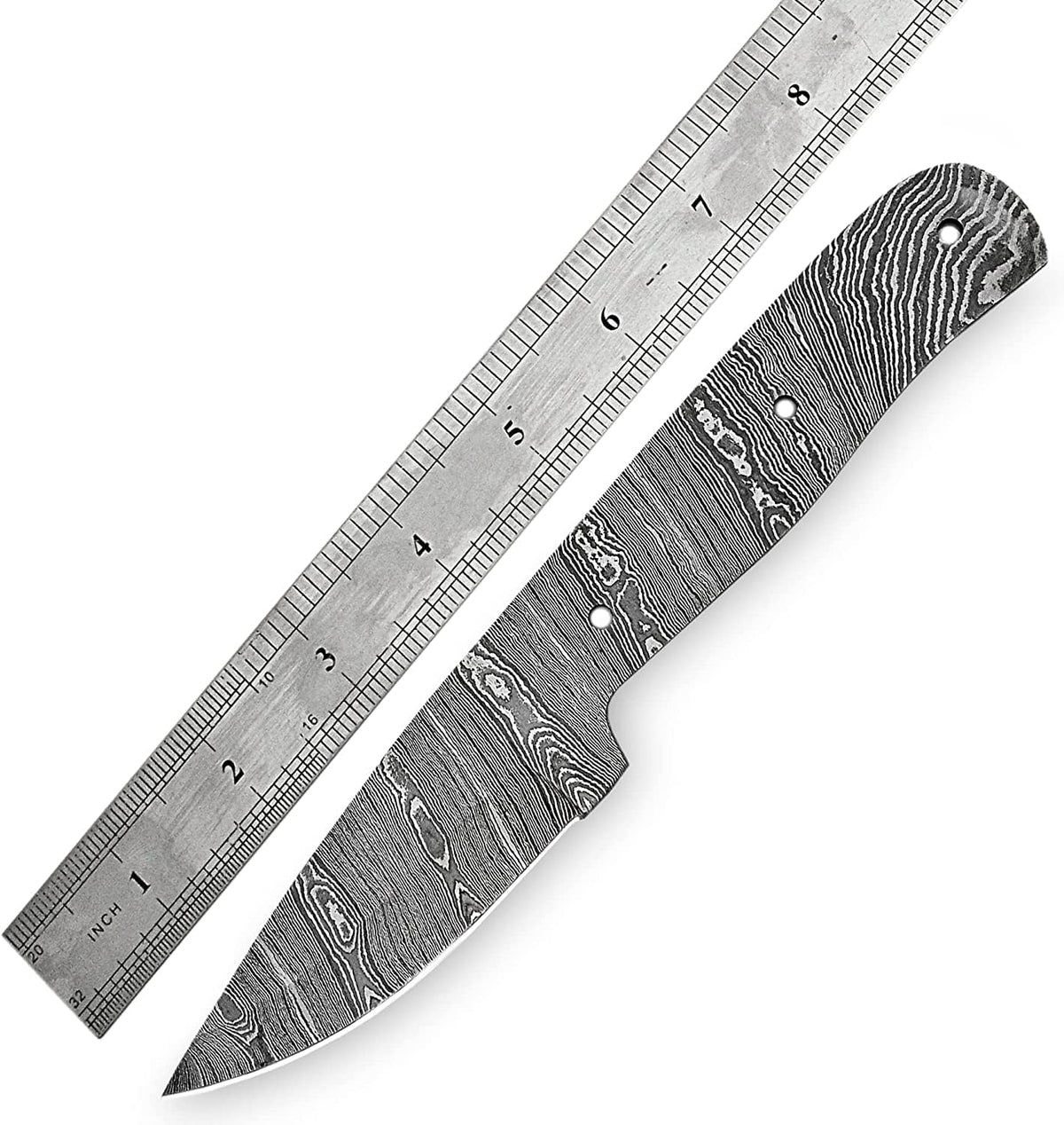 Damascus steel Full Tang Blank Blade Knife C310149
