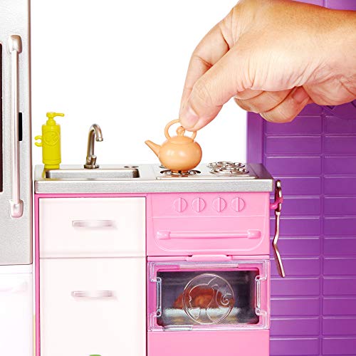 Dollhouse with Pool, Slide, Elevator, Lights, Sounds and 70+ Accessories P376