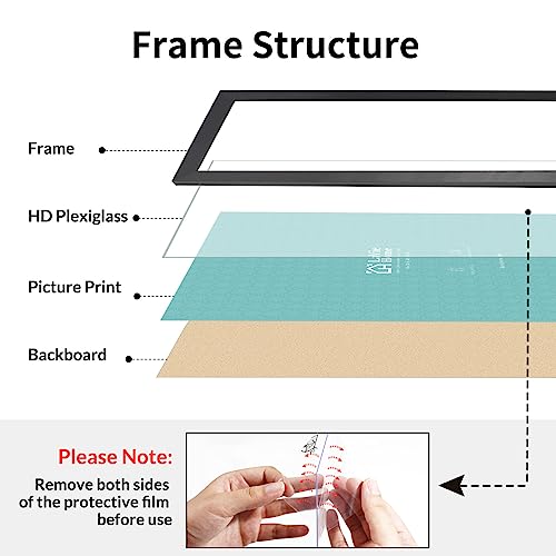 22 x 28 Black Poster Frame 2 Packs A372774