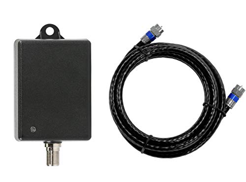 Ultra Mini 4 TV Antenna Amplifier with 4 Outputs, White U500