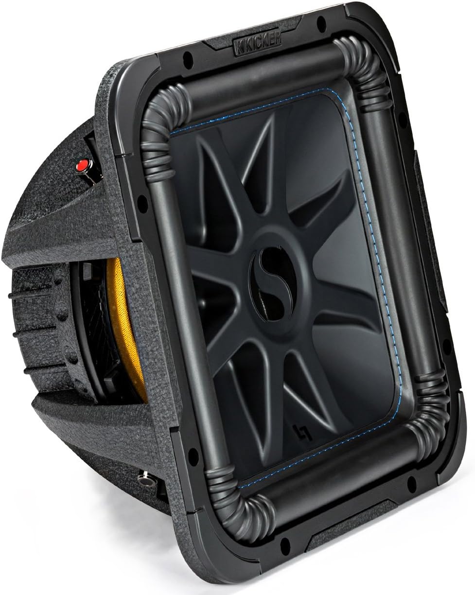 12 Square Dual 4 Ohm Car Subwoofer F9633