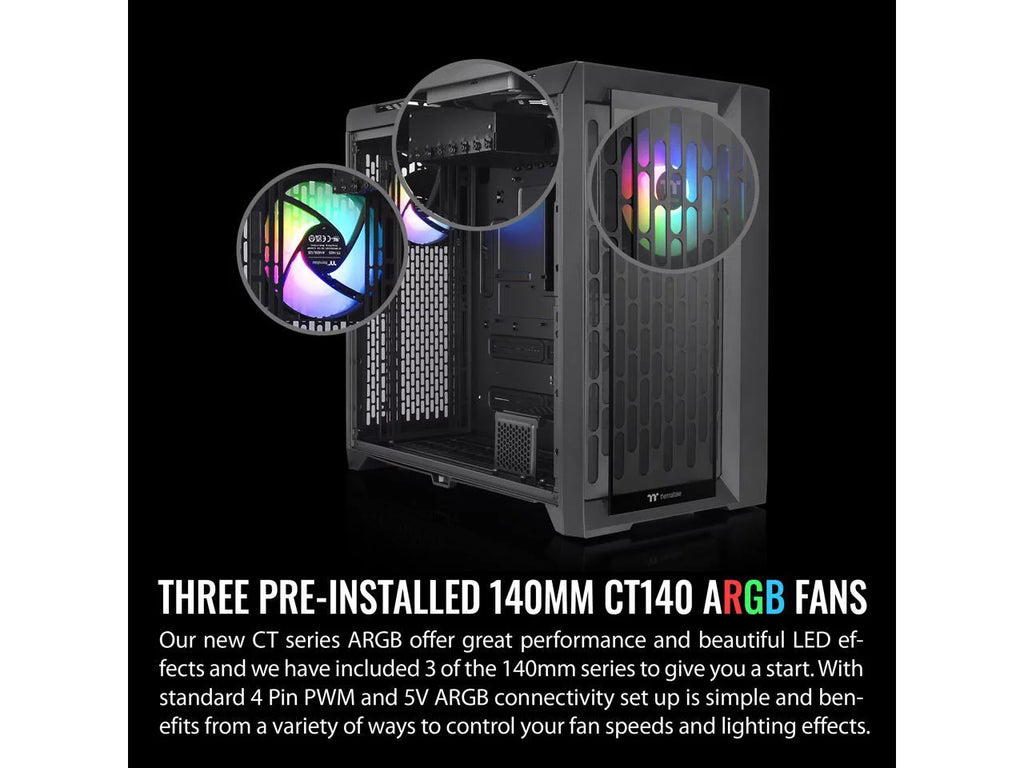 Full Tower with Tempered Glass Front & Side Panel H36942