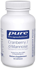 Cranberry D-Mannose Dietary Supplement - 90 Capsules L9930