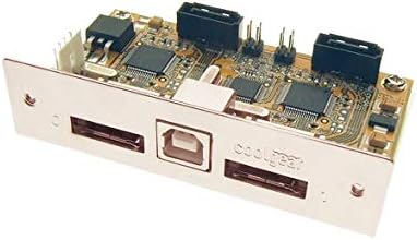SATA II USB 2.0 to Dual SATA Bridge with eSATA and USB 2.0 External Ports Pack of 2 X550