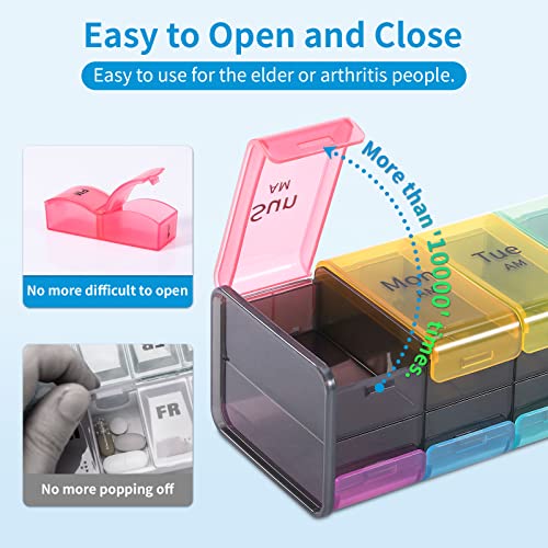 XL 7 Day Pill Organizer 2 Times a Day H985