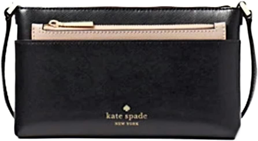Black Leather Crossbody Bag Z787