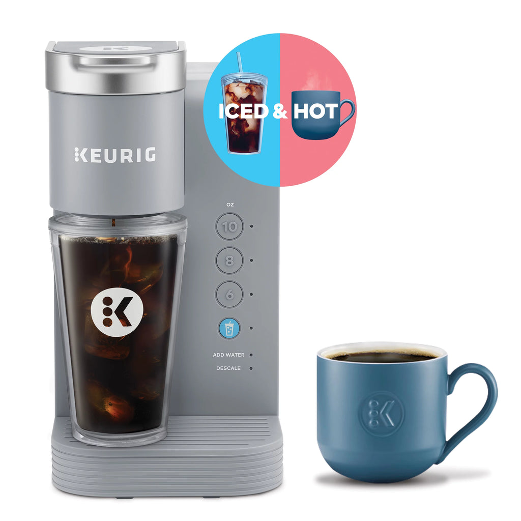Gray Iced and Hot Single-Serve K-Cup Pod Coffee Maker G48657