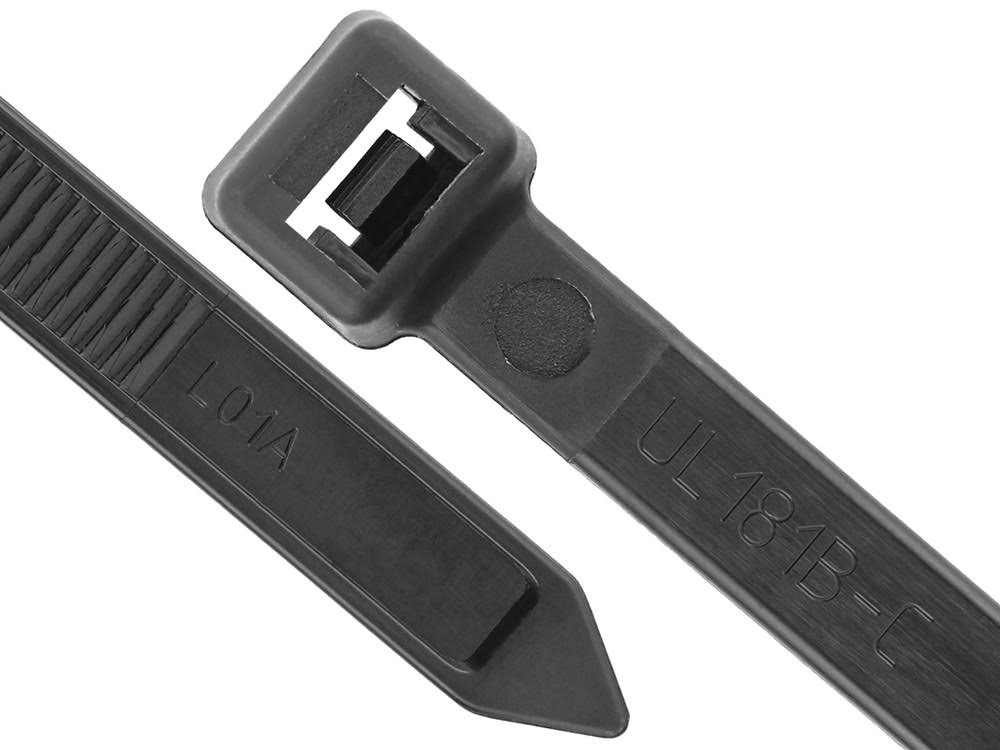 Black UV Heavy Duty Cable Tie - 100 Pack K2379