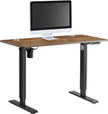 Electric Height Adjustable Standing Desk 48" x 24" Single Motor Black K20359