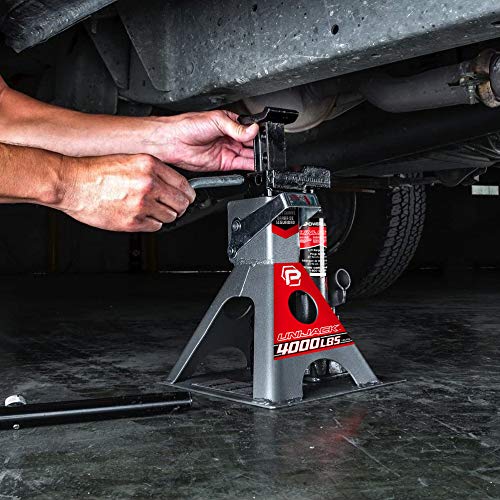 3 Ton Bottle Jack and Jack Stands with 6000 Pound Capacity R911