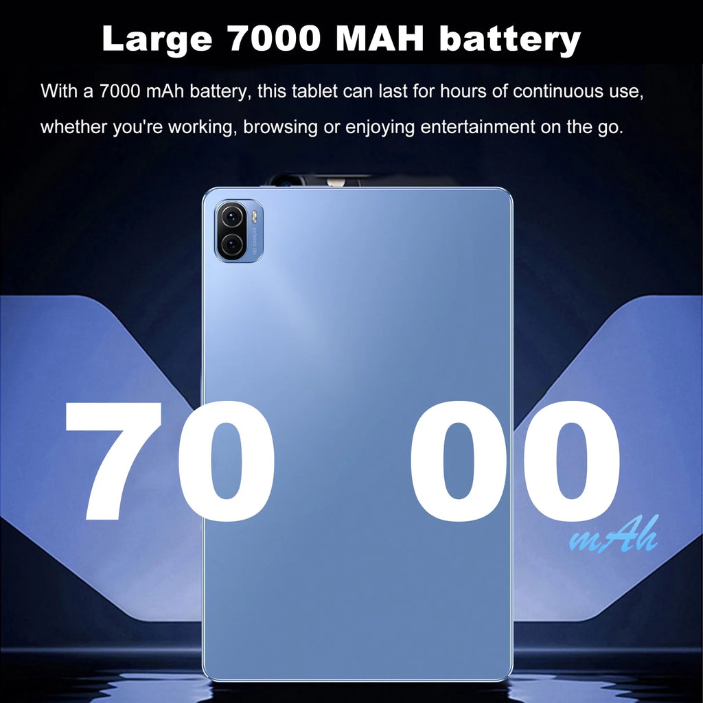 10.1 inch Tablet with 8GB+256GB Storage E715