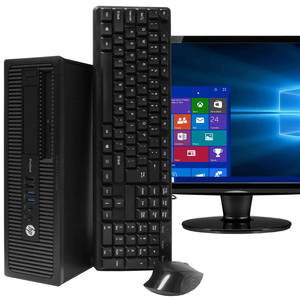 Restored Desktop Computer PC, Intel i5 Quad Core, 8GB RAM, 250GB HDD, Windows 10 Home 64-Bit Z290067