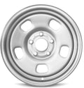 17 inch 5 Lug Silver Steel Wheel P4280