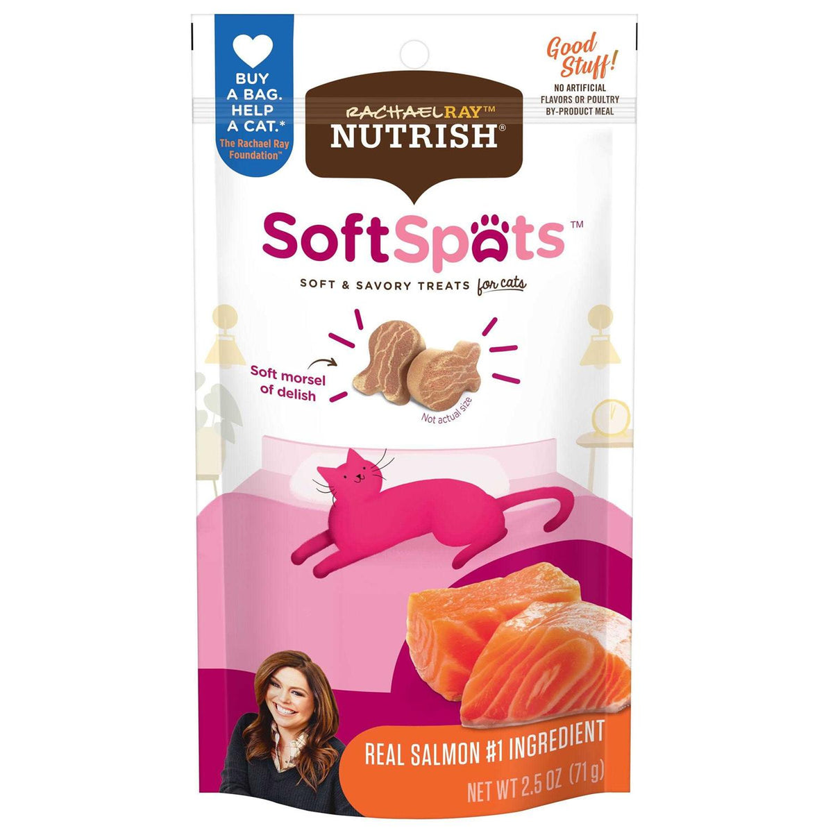 Salmon Soft Spots Cat Treats E654282
