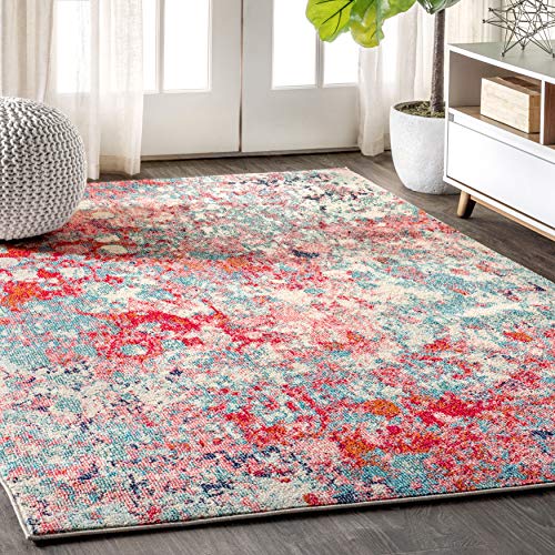 Blue/Red 8 ft. x 10 ft. Area Rug H94431