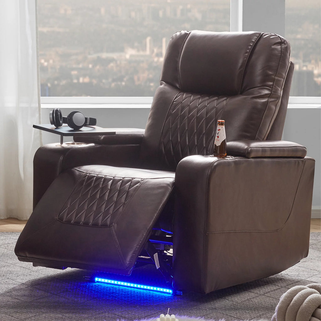 Power Motion Recliner with Cup Holders and USB Charge Port G148