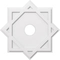 28 inchod x 5 inchid x 15 1/2 inchc x 1 inchp PVC Ceiling Medallion S634